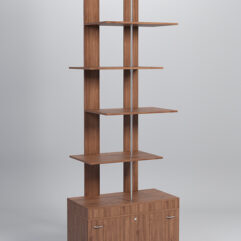 Стеллаж Куб №5 с тумбой Т-16, Орех