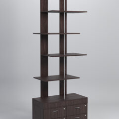 Стеллаж Куб №5 с тумбой Т-19, Дуб Венге