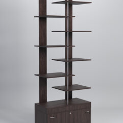 Стеллаж Куб №6 с тумбой Т-16, Дуб Венге