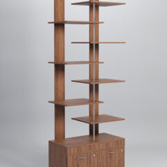 Стеллаж Куб №6 с тумбой Т-20, Орех