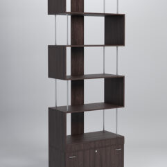 Стеллаж Куб №7 с тумбой Т-16, Дуб Венге