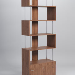 Стеллаж Куб №7 с тумбой Т-16, Орех