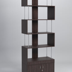 Стеллаж Куб №7 с тумбой Т-25, Дуб Венге