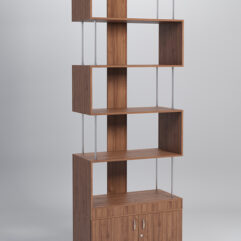 Стеллаж Куб №7 с тумбой Т-25, Орех