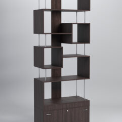 Стеллаж Куб №8 с тумбой Т-16, Дуб Венге