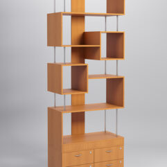 Стеллаж Куб №8 с тумбой Т-19, Орех