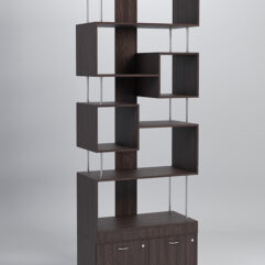 Стеллаж Куб №8 с тумбой Т-20, Дуб Венге