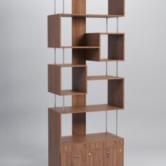 Стеллаж Куб №8 с тумбой Т-20, Орех