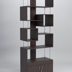 Стеллаж Куб №8 с тумбой Т-25, Дуб Венге