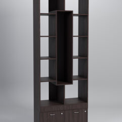 Стеллаж Куб №9 с тумбой Т-20, Дуб Венге