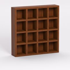 Стенд из ДСП для галстуков №1 настенный, Орех