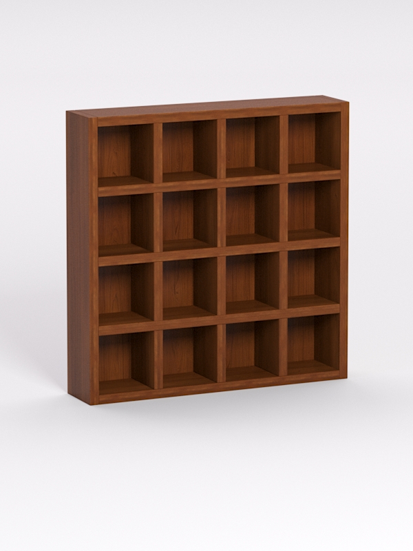 Стенд из ДСП для галстуков №1 настенный, Орех