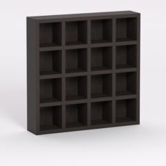 Стенд из ДСП для галстуков №1 настенный, Дуб Венге