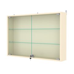 Витрина настенная №3-1А, Крем Вайс