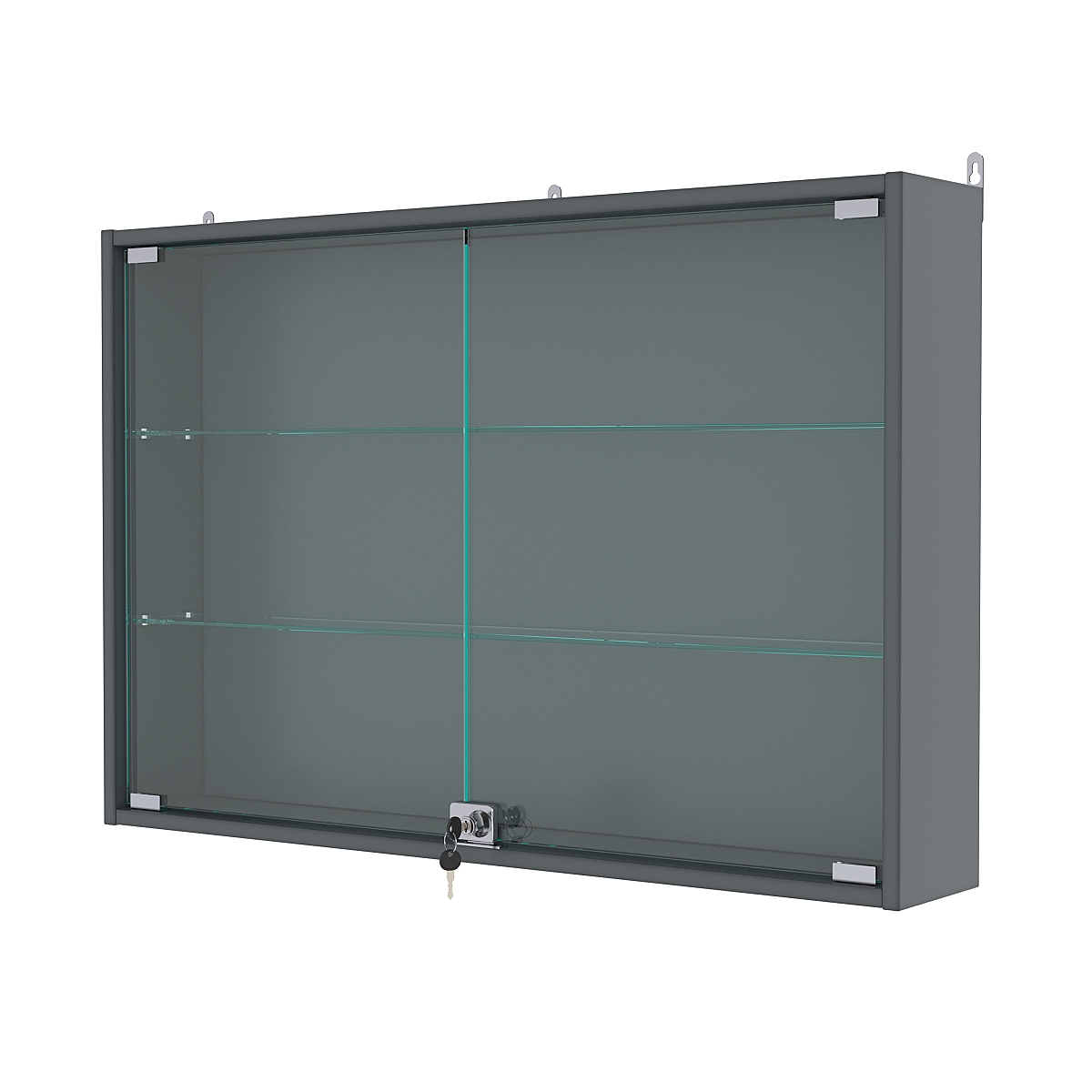 Витрина настенная №3-1А, Темно-Серый