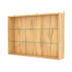 Витрина настенная №3-1Г, Дуб Золотистый