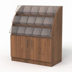 Прилавок c диспенсерами для конфет и орехов №3, Орех