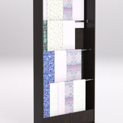 Стеллаж из ДСП для одежды,тканей и штор №2-900, Дуб Венге