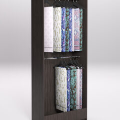 Стеллаж из ДСП для одежды,тканей и штор №3Б-900, Дуб Венге