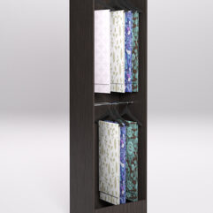 Стеллаж из ДСП для одежды,тканей и штор №3Б-600, Дуб Венге