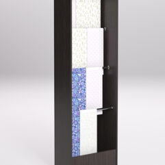 Стеллаж из ДСП для одежды,тканей и штор №2А-600, Дуб Венге