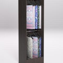 Стеллаж из ДСП для одежды,тканей и штор №4Б-600, Дуб Венге