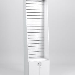 Стеллаж из ДСП под ЭП №2-600мм серии Эконом, Белый