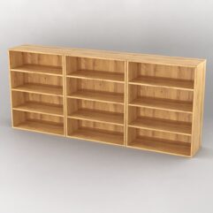 Комплект стеллажей из ДСП для обуви №1 (ДСП 25мм), Дуб Золотистый