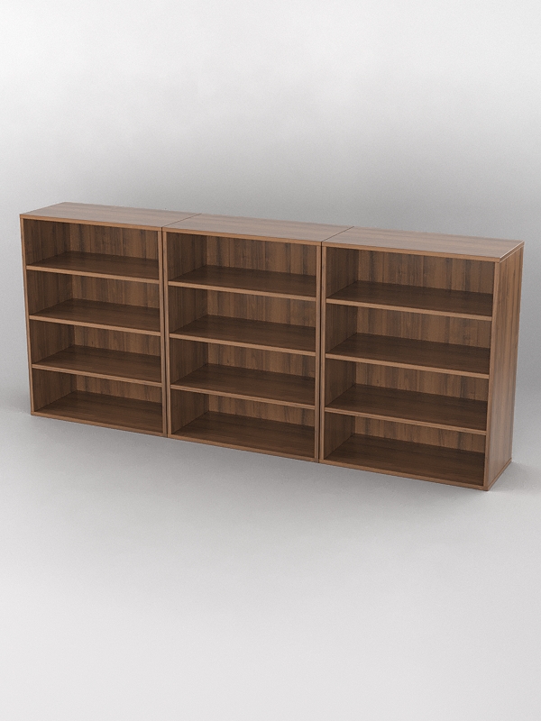 Комплект стеллажей из ДСП для обуви №1 (ДСП 25мм), Орех