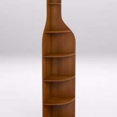 Стеллаж для бутылок №1, Орех