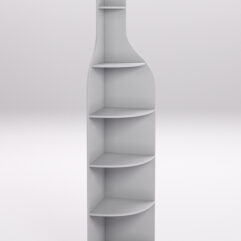 Стеллаж для бутылок №1, Серый