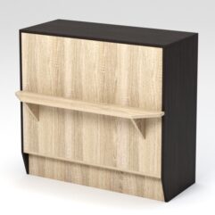 Прилавок КОНЦЕПТ №1А, Дуб Венге и Дуб Сонома