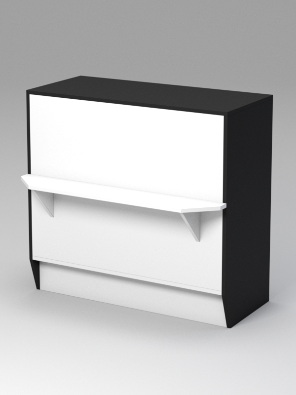 Прилавок КОНЦЕПТ №1А, Черный и Белый