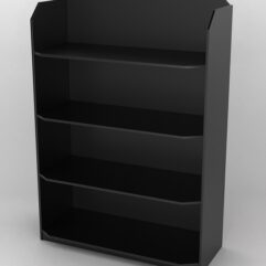 Стеллаж из ДСП для обуви №3, Черный