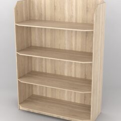 Стеллаж из ДСП для обуви №3, Дуб Сонома