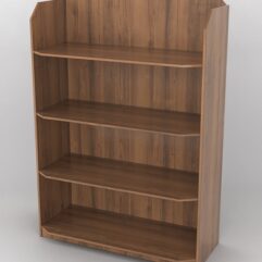 Стеллаж из ДСП для обуви №3, Орех