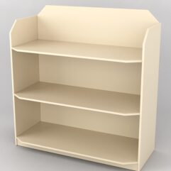 Стеллаж из ДСП для обуви №4, Крем Вайс