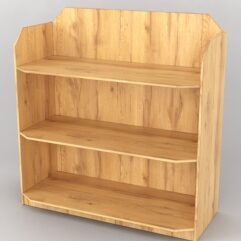 Стеллаж из ДСП для обуви №4, Дуб Золотистый