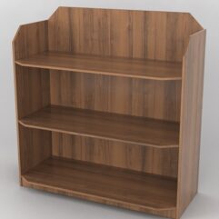 Стеллаж из ДСП для обуви №4, Орех