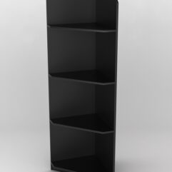 Стеллаж из ДСП для обуви №5, Черный