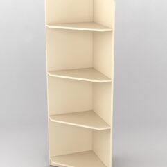 Стеллаж из ДСП для обуви №5, Крем Вайс