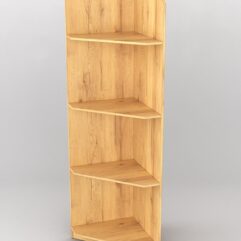 Стеллаж из ДСП для обуви №5, Дуб Золотистый