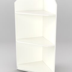 Стеллаж из ДСП для обуви №6, Белый