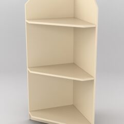 Стеллаж из ДСП для обуви №6, Крем Вайс