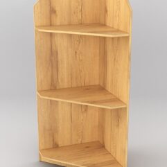 Стеллаж из ДСП для обуви №6, Дуб Золотистый