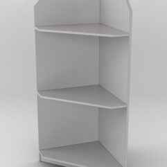 Стеллаж из ДСП для обуви №6, Серый