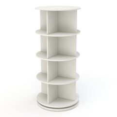 Стеллаж Бухгалтер №3-3 (вращающийся), Белый