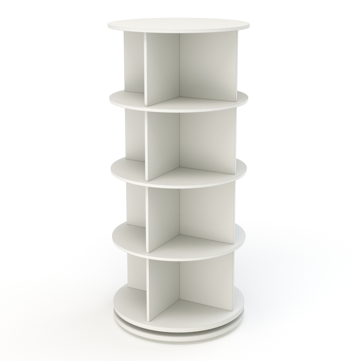 Стеллаж Бухгалтер №3-3 (вращающийся), Белый