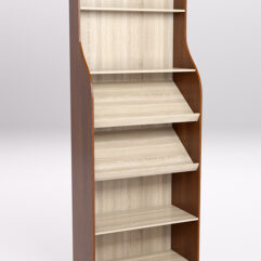 Стеллаж для бутылок №4, Орех и Дуб Сонома