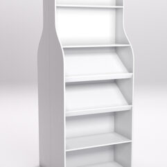 Стеллаж для бутылок №5, Белый